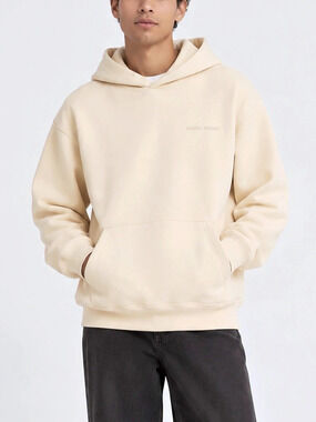 adidas Humanrace Men's Cream Hoodie Size Medium